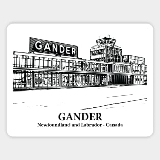 Gander - Newfoundland and Labrador Magnet